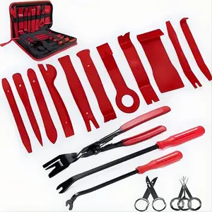 19-Piece Car Audio Installation/Removal Tool Kit, Nylon Central Control Panel Removal Tools key outdoorfun push pin punch set, All-In-One Tool Kits garage gadgets