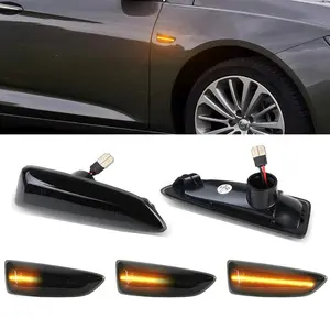 💡🚗 2 Pieces LED Dynamic Side Marker Lights Led Car Lights | Fits Opel Astra J/K Insignia B Buick Regal 2018-2019 ✅ Dynamic Amber Light 50000H+ Lifespan ✅ IP67 Waterproof CE/RoHs/DOT Certified ✅ 12V 3W Easy Install | Enhanced Visibility
