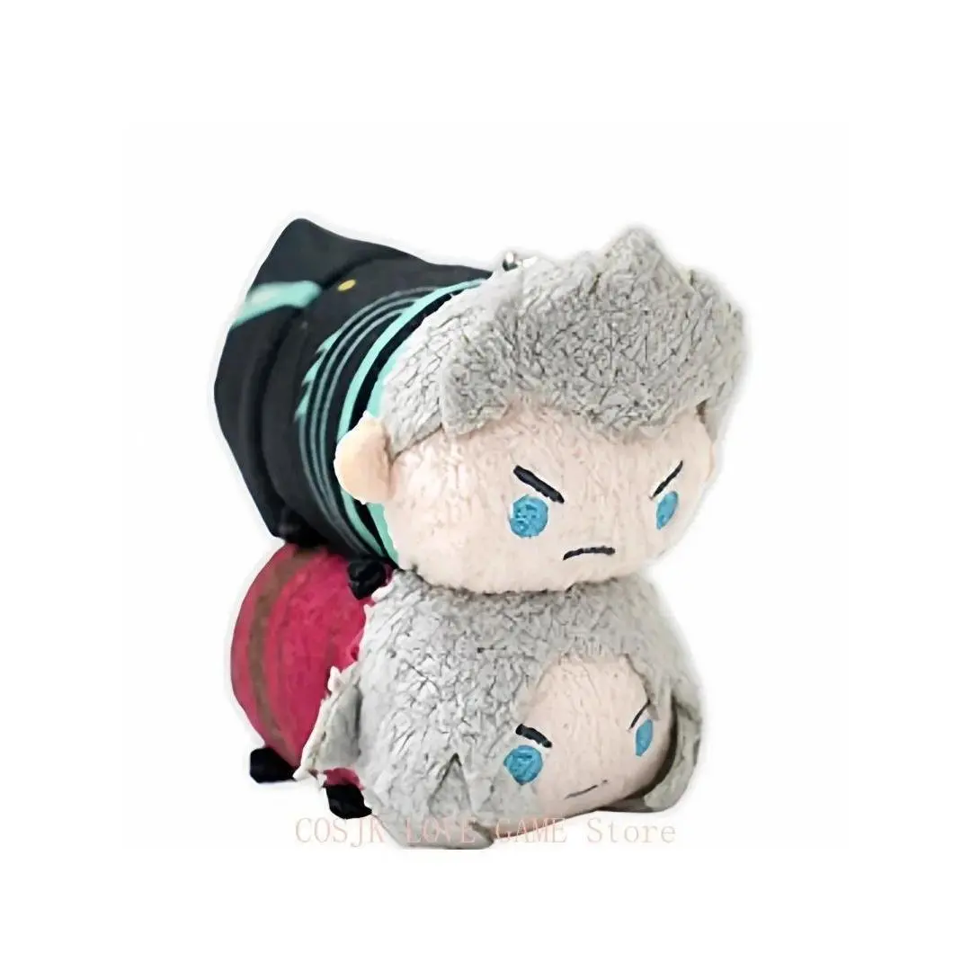 Anime Devil May Dante Vergil Plush Papa Stacking Plush Pendants Bag Decoration Figures Halloween Birthday Game Collection Gift