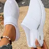 Women's Breathable Mesh Slip-On Casual Sports Shoes, Lightweight Anti-Slip Soft Sole Walking Shoes, Fashion Versatile Nurse Shoes, Lightweight Slip Ons