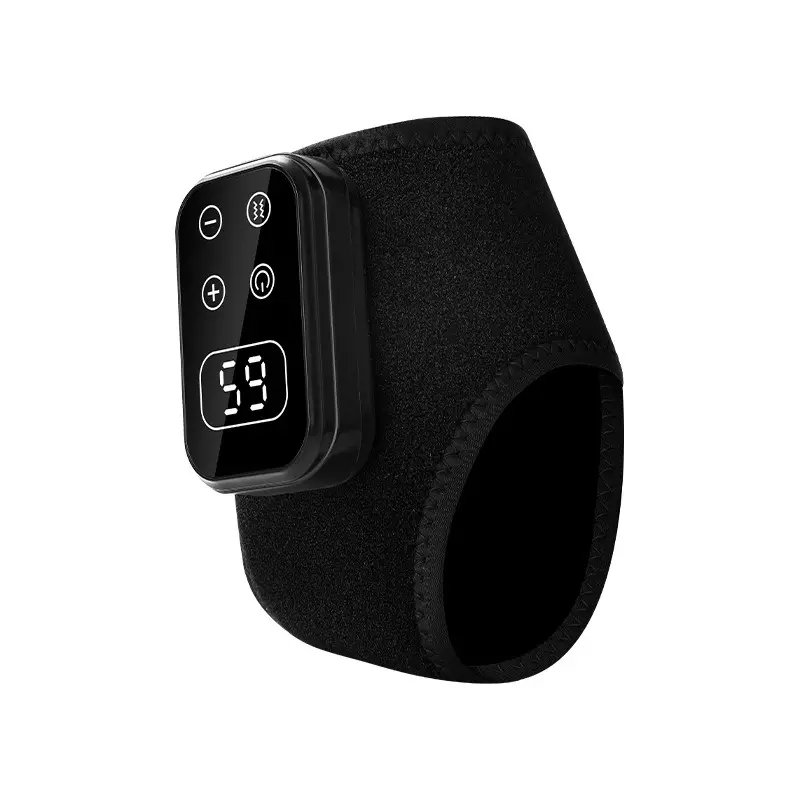 Cordless Foot & Ankle Massager with Heat & Vibration, Wearable Rechargeable Wrap for Swollen Feet, Plantar Fasciitis, Circulation & Neuropathy Comfort, Gifts for Parents & Seniors, Foot Massager, Therapy