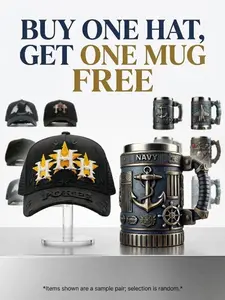Buy 1 Cap Get 1 FREE Mug  – Barbas Hats & 31 Hats Streetwear