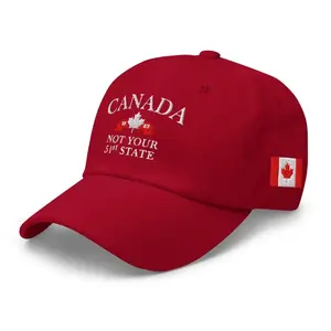 Embroidered Canada Hat Unisex Baseball Cap, Adjustable Strap