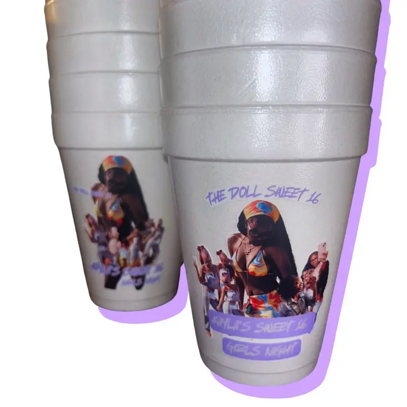 Customized cups Portable Washable Reusable Drinkware mouth