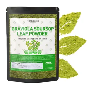 Herbalista -  Pure Soursop Leaf Powder - 100% Natural Graviola (Hoja de Guanábana) | Gluten-Free, Sugar-Free, Vegan, No Additives | Premium Quality, Product of Mexico