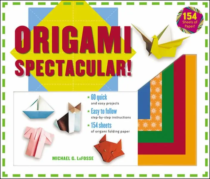 USED-Origami Spectacular! Kit: [Origami Kit with Book, 154 Papers, 60 Projects] [With Origami Papers 158 CT] by Lafosse, Michael G. (Paperback)