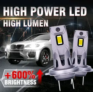 H7 Led car Headlights 100000LM 350W 6000K White Plug and Play - Pack of 2