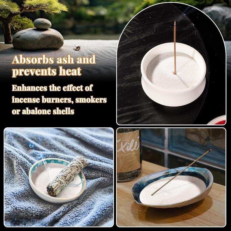 15 OZ Fine White Sand for Crafts - Quartz Zen Garden Sand Decorative for Vases Filler, Wedding Unity Ceremony, Incense Burner, Aquarium