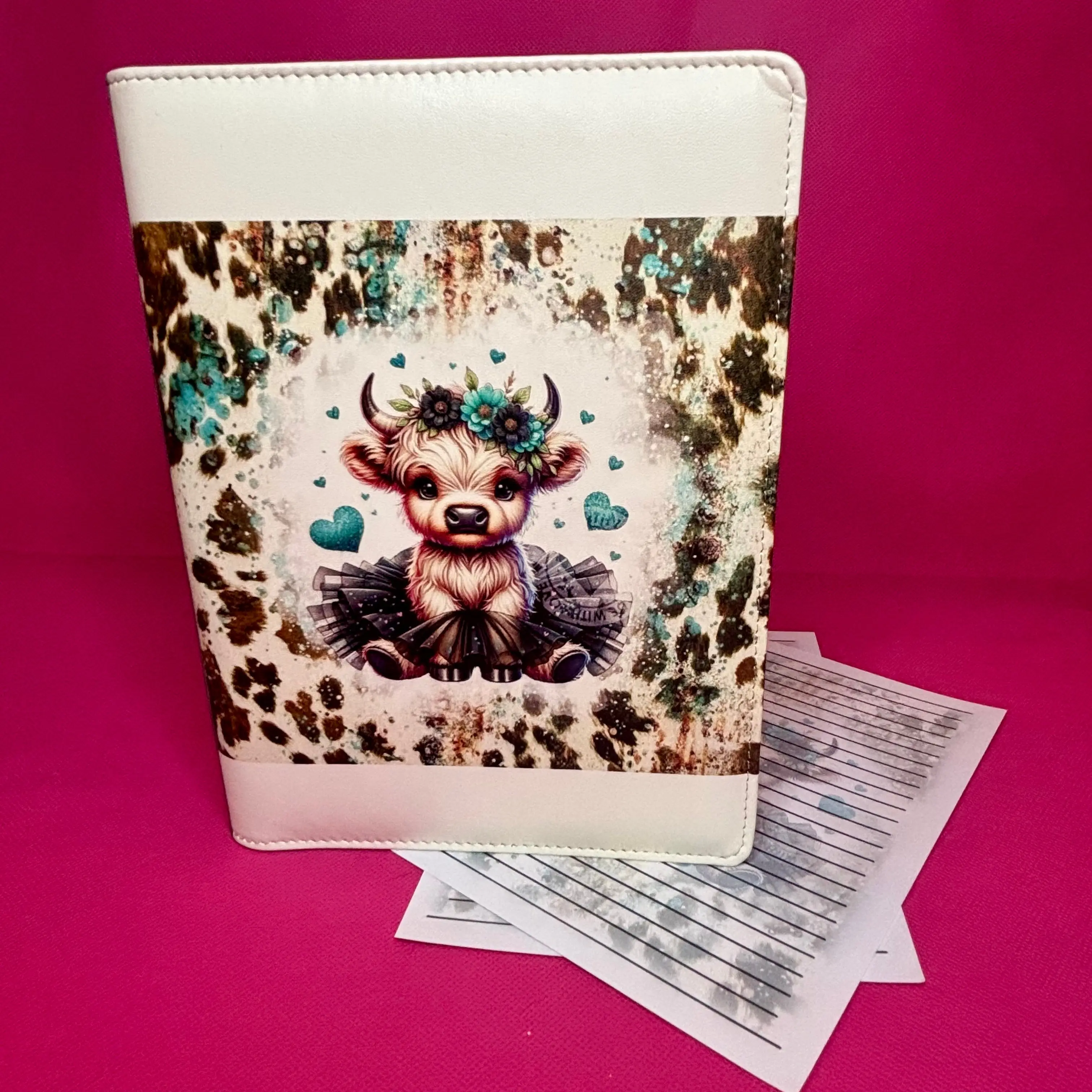 Rodeo Ballerina Binder Bundle - A5 Binder, Matching Paper & Beaded Pen