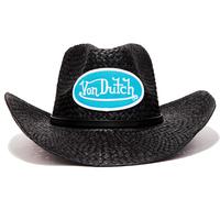 White and Blue Von Dutch Classic Cowboy Hat