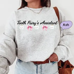 Tooth Fairy Assistant T-SHIRT /  Sweatshirt, Dental Hygienist ,  Dentist & Dental Assistant ,  RDA and RDH Shirt | Student Gift Cotton Fabric