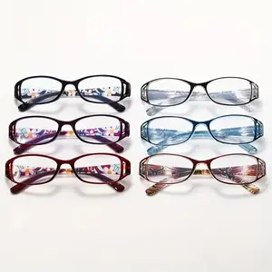 6pcs Reading Glasses, Blue Light Blocking, Anti-eye Fatigue, Computer Reading Glasses, Suitable for Both Men And Women, with Velvet Storage Bag And A Cleaning Cloth As Gifts, Reading Eyeglasses