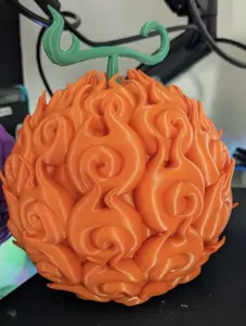 One Piece Ace Devil Fruit Flame Flame Fruit - USA Made 3D Printed Top Quality - Mira MIra No Mi