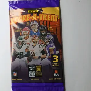PANINI Score-A-Treat NFL Trading Cards - 3 Cards Inside - Officially Licensed - Includes Patrick Mahomes II, Joe Burrow, Justin Jefferson