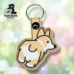 Corgi Bum Key Fob/Tag
