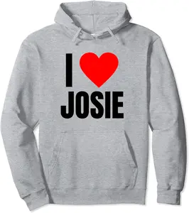 I Love Josie Name Personalized Women Heart BFF Friend Girls Pullover Hoodie - Dirkschm Shop 58B0BHZ7K9JF