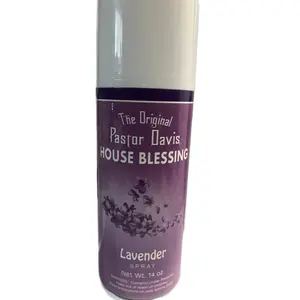 The Original Pastor Davis House Blessing Lavender Spray 14 oz for Home Blessing and Aromatherapy
