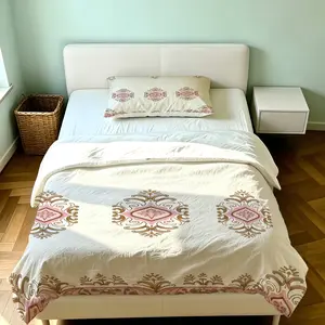 2/3Pcs Rococo Style Print Duvet Cover Set, Multiple Styles, Soft, Comfortable And Breathable, Printed Bedding Set, Bedding Suitable For Bedroom, Suitable For All People, Ideal Gift Choice, Soft Bedding Sets (Without Filler And Pillow Insert)