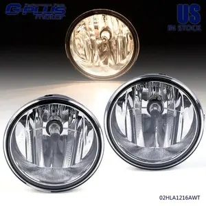 Set Of 2 Clear Lens Round Fog Light Lamp Fit For 2006-2010 Ford F-150 W/ Bulbs