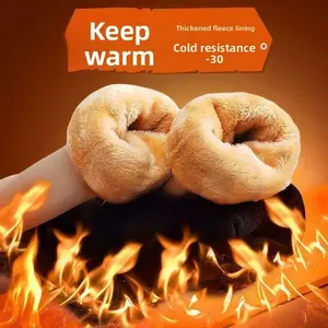 5PCS Women's fleece-lined socks for autumn and winter, thickened snow socks, anti-freeze, warm, wear-resistant, and cold-resistant floor socks