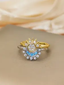 Adjustable Sun & Moon Design Ring Set, Stackable Ring, New Style Fashion Jewelry for Party, Daily Clothing Decor, Trendy gift for your girlfriend