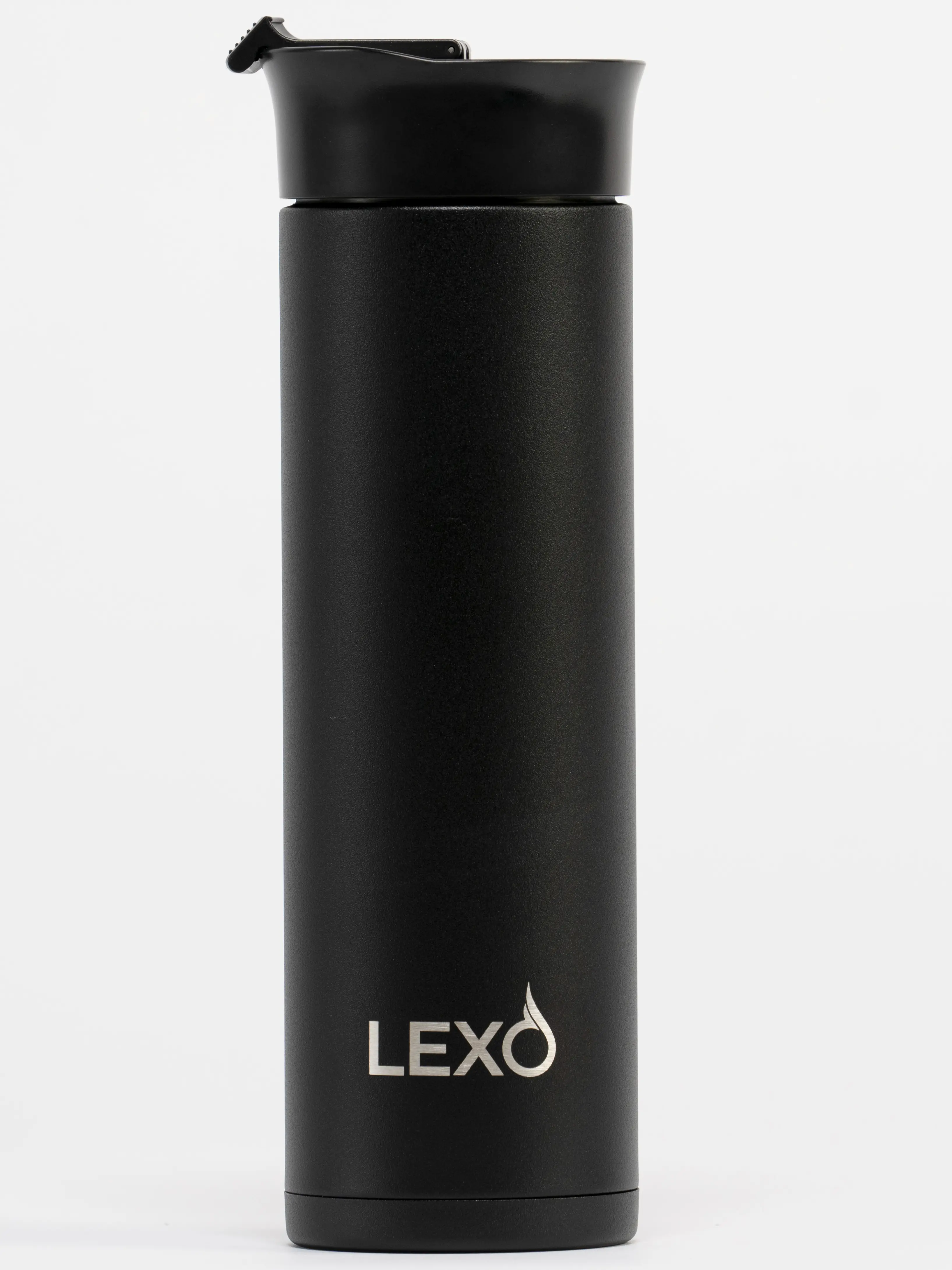LEXO Smart Temperature-Regulating Travel Tumbler, 16 oz, for Coffee & Drinks, Drink
