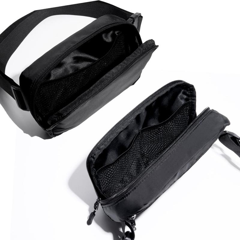 [New Deal] Belt bag Fanny pack crossbody bags for women Everywhere belt bag (black)
