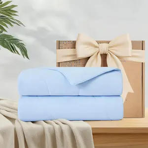 Cold Touch Fabric Absorbs Body Heat Double-Sided Cool Design Soft Fluffy Comforter for Night Sweats Hot Sleeper Christmas Gift OEKO-TEX Certified Eco-Friendly Materials