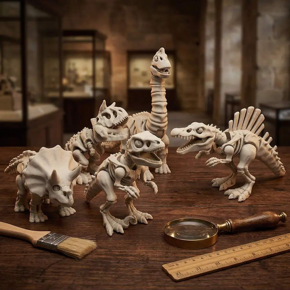 Jurassic Dinosaur Skeleton Model, Realistic Dinosaur Bone, Desktop Decoration, Collectible Figurines, Car Ornament, Office Decor, Collectible Home Decor, Christmas, Halloween Gift, Dinosaur Decorations