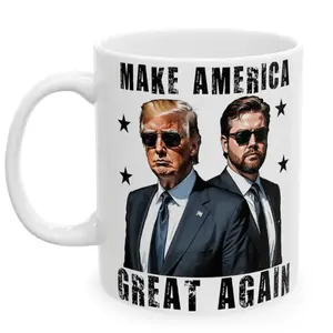 11oz Trump Vance 2024 Make America Great Again Ceramic Coffee Mug