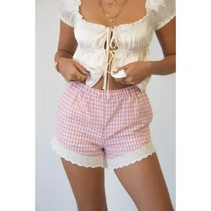 Lacey Gingham Shorts