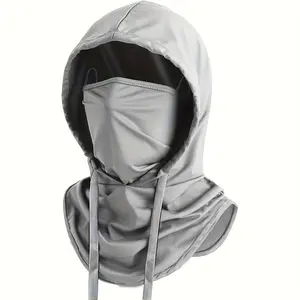 Unisex Multifunctional Hooded Face Mask Set, Ideal for Cycling, Fishing, Running, Outdoor Sports, All-Season Sun Protection