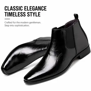 YANXIANSHOES Men’s Luxury Chelsea Boots – Classic Elegance