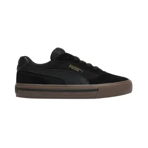 PUMA Mens Court Classic Vulc Sneakers Shoes Casual - Black