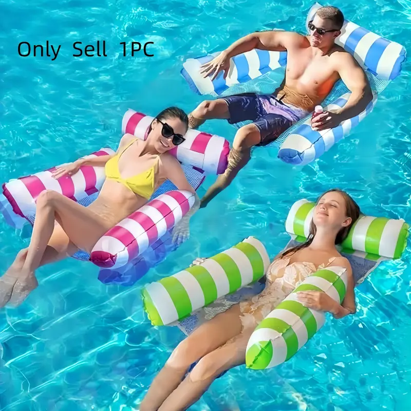Portable Floating Sofa for Swimming - Thick-Material Unisex Water Lounge for Adults, On-the-Go Comfortable Relaxation, Humans