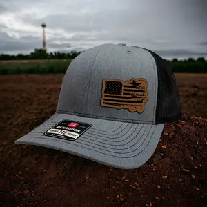 Hunting And Fishing Leather Patch Richardson Hat