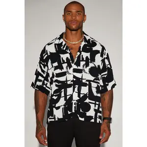 Perfect Strokes Button Up Shirt - Black/combo