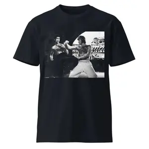 Bruce Lee and Chuck Norris fight in the Coliseum Way of The Dragon T-Shirt