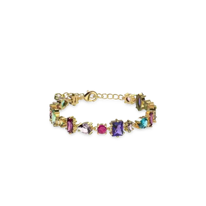 PASCAL Chromara Multi-Gemstone Bracelet for Women Colorful Lab-Grown Gemstone Jewelry