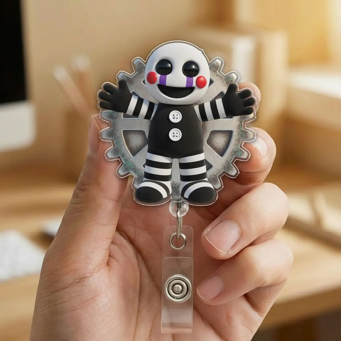 FNaF Badge Reel, Five Nights at Freddy’s Nurse ID Holder