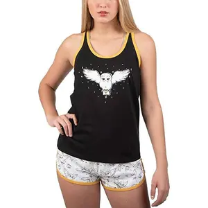 Women Juniors' Harry Potter Hedwig Sleep Shorts & Tank Set (2-Piece)