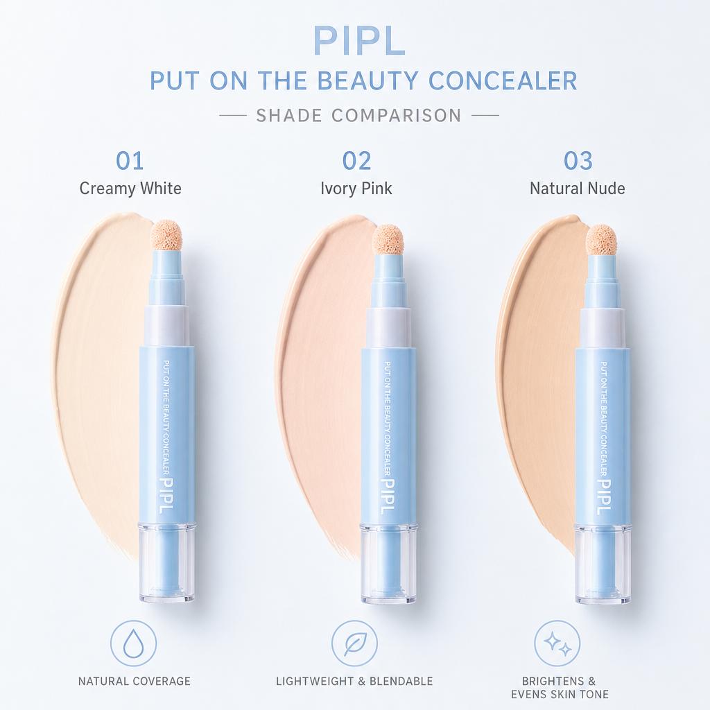 Concealer Moisturizing Stick - cover acne, shape nose, nourish skin, lasting for 24 hours, Korean powder foundation make-up, create flawless skin color.