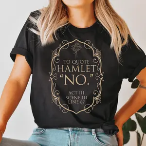 Shakespeare shirt, bookish merch, English teacher gift, literature poet tee, Gothic clothes