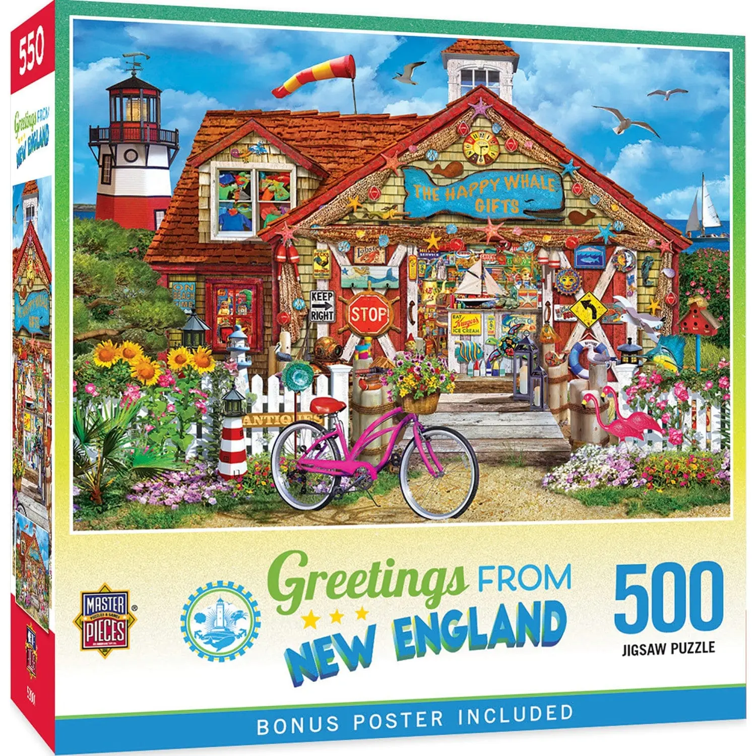 Greetings From New England - 500 Piece Jigsaw Puzzle