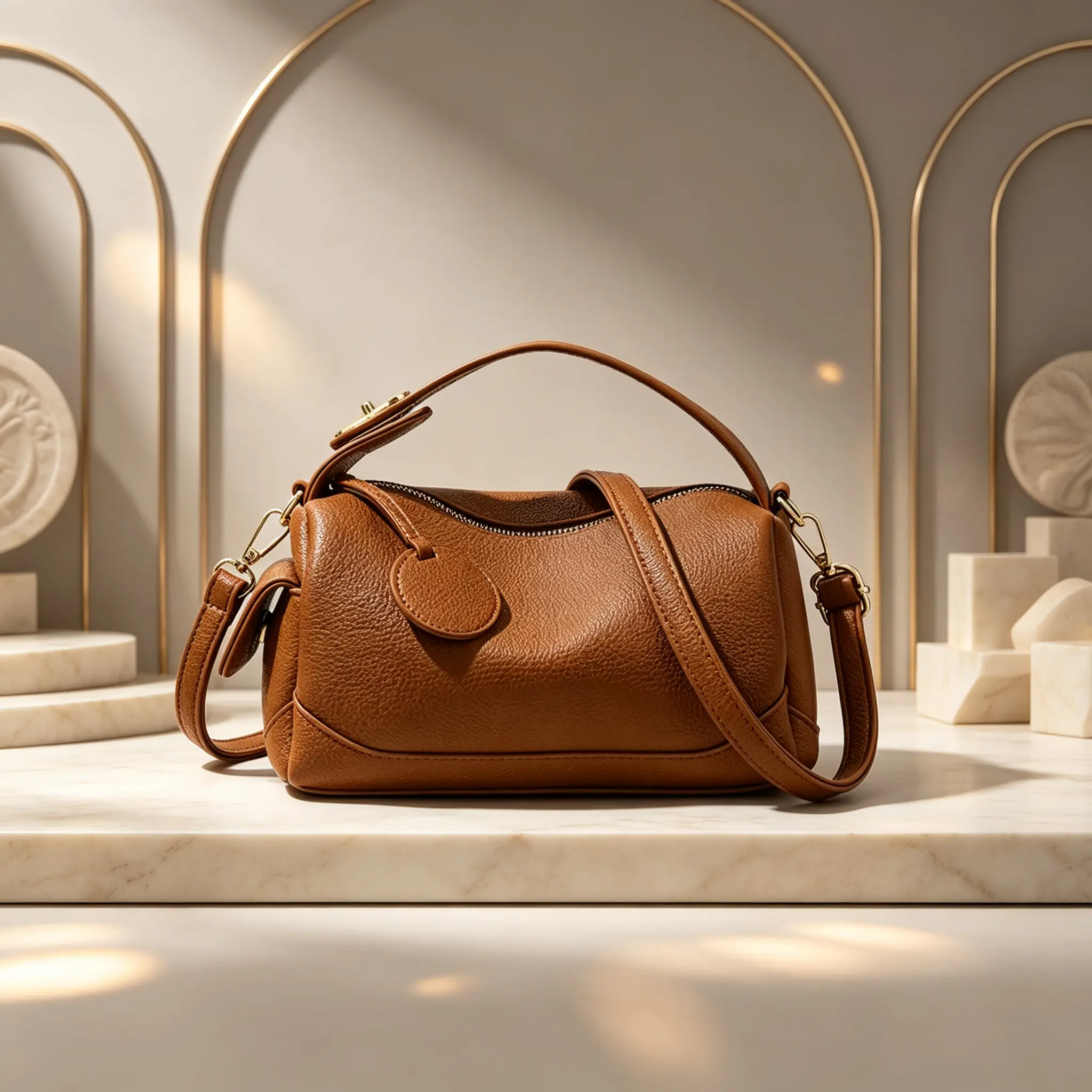Women's Vintage Boston Bag, Luxury Leather Large Capacity Top Handle Handbag, Classic Minimalist Elegant Shoulder Purse