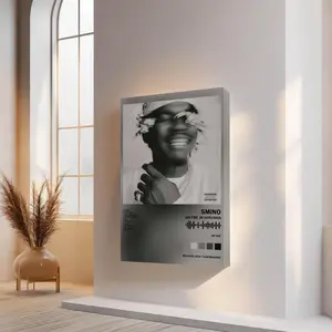 Smino  Painting Calligraphy Minimalist Inner Frame Painting Elevate Your Space Light Luxury Inner Frame Decor Create a Premium Home Vibe No Drilling Needed Easy to Hang HD Art Inner Frame Perfect for Living Room & Bedroom