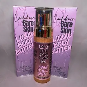 Vanilla Island Breeze Liquid Body Butter Non-Greasy Moisturizer - Embrace Your Inner Confidence