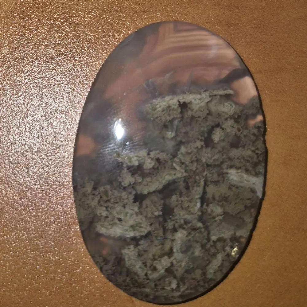Moss Agate - Natural Stone with Unique Patterns and Earthy Tones for Decor and Collectibles
