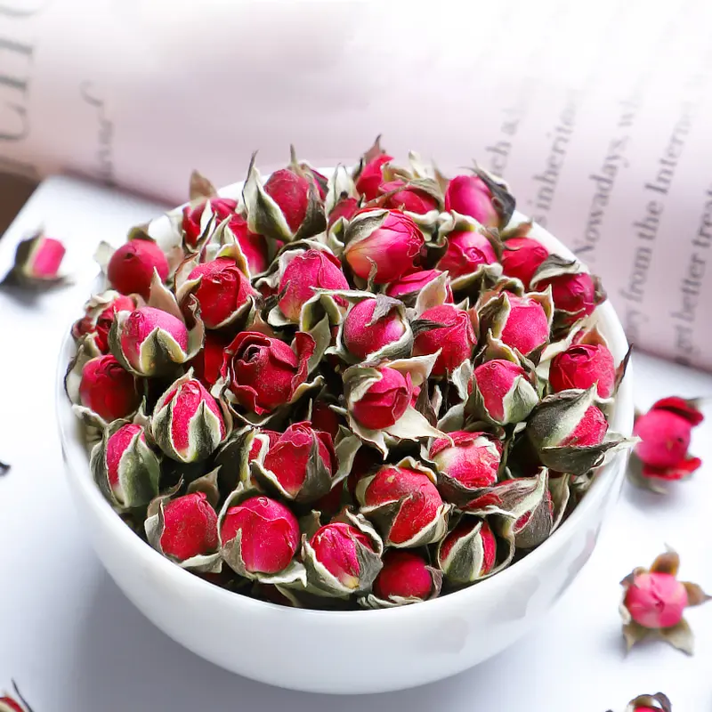 Dried Rose Buds Bulk - Versatile Floral Kit for Wedding Arch, Scented Vase, Photo Backdrop, DIY Crafts, Gift Box Filling, Home Décor & Display Window