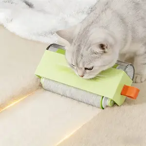 Lint Remover, Reusable Washable Lint Roller with Cover, Portable Pet Hair Remover for Clothes, Furniture, Couch, Carpet, Dog & Cat Hair Remover, Multi-Use Lint Brush for Fabric, Dust & Lint Cleaner, Travel-Friendly Pet Grooming Tool for Home & On-the-Go